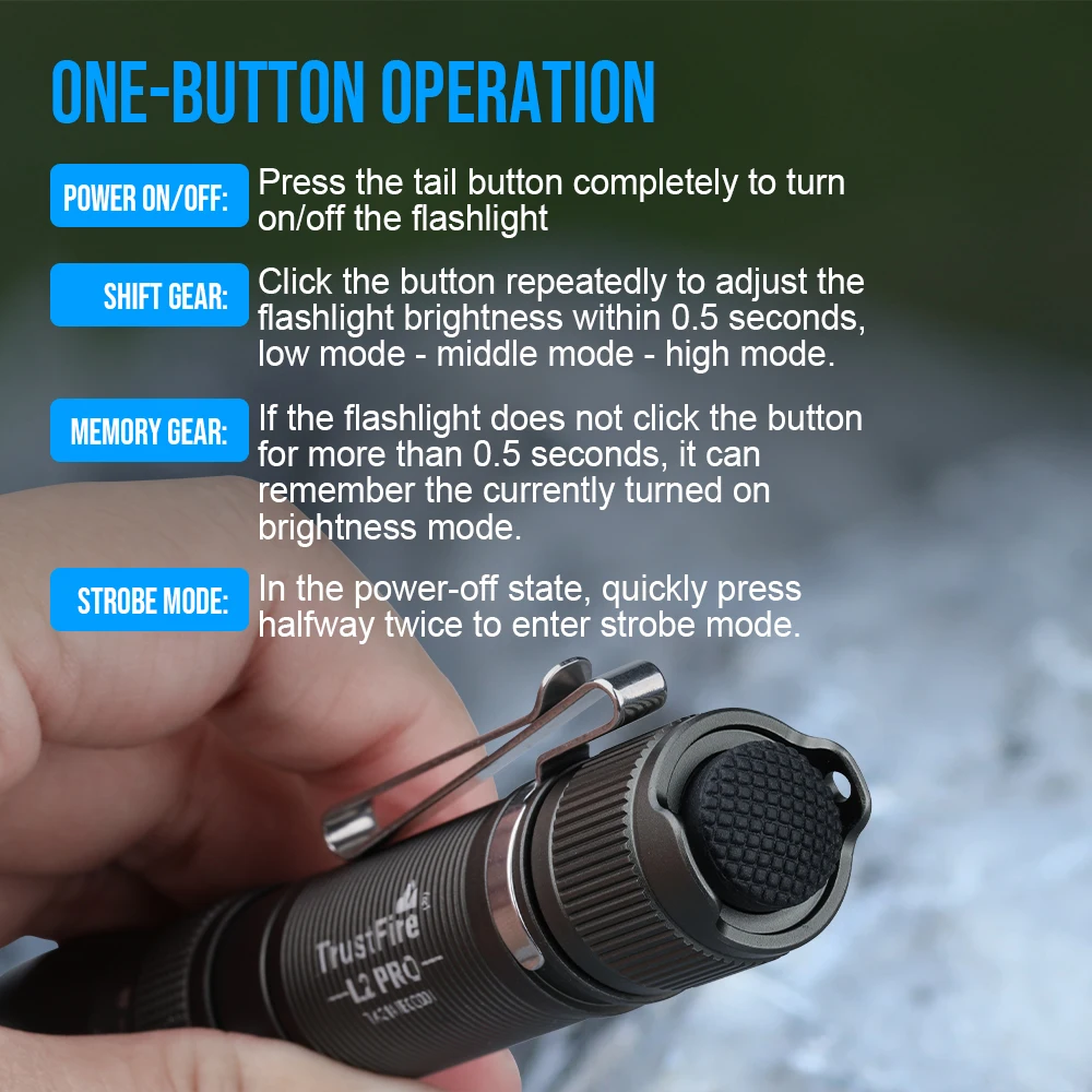 Тактические фонарики trustfire l2 pro - Фотография_4