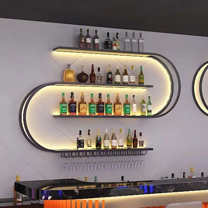 Скандинавские кованые винные шкафы для барной мебели - Фотография_2