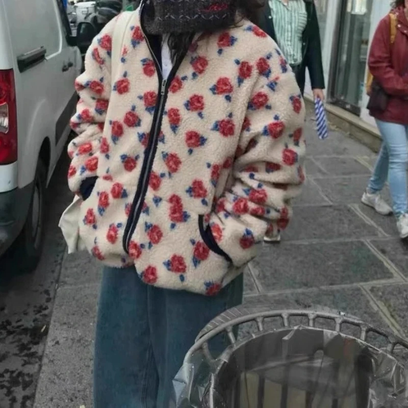 Зимнее новое флисовое теплое повседневное - Фотография_4