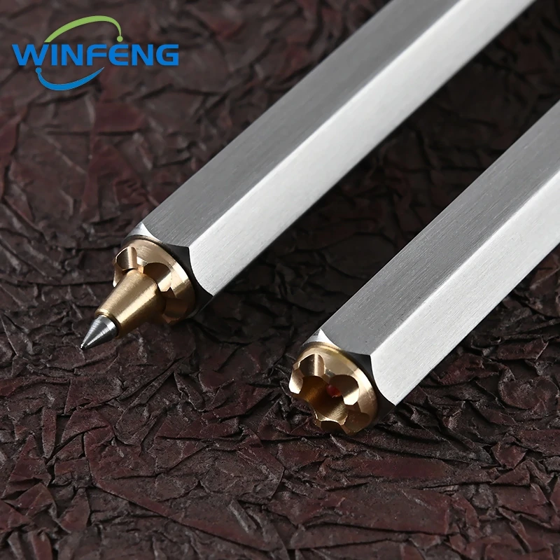 Высококачественная металлическая тактическая ручка для защиты - Фотография_6