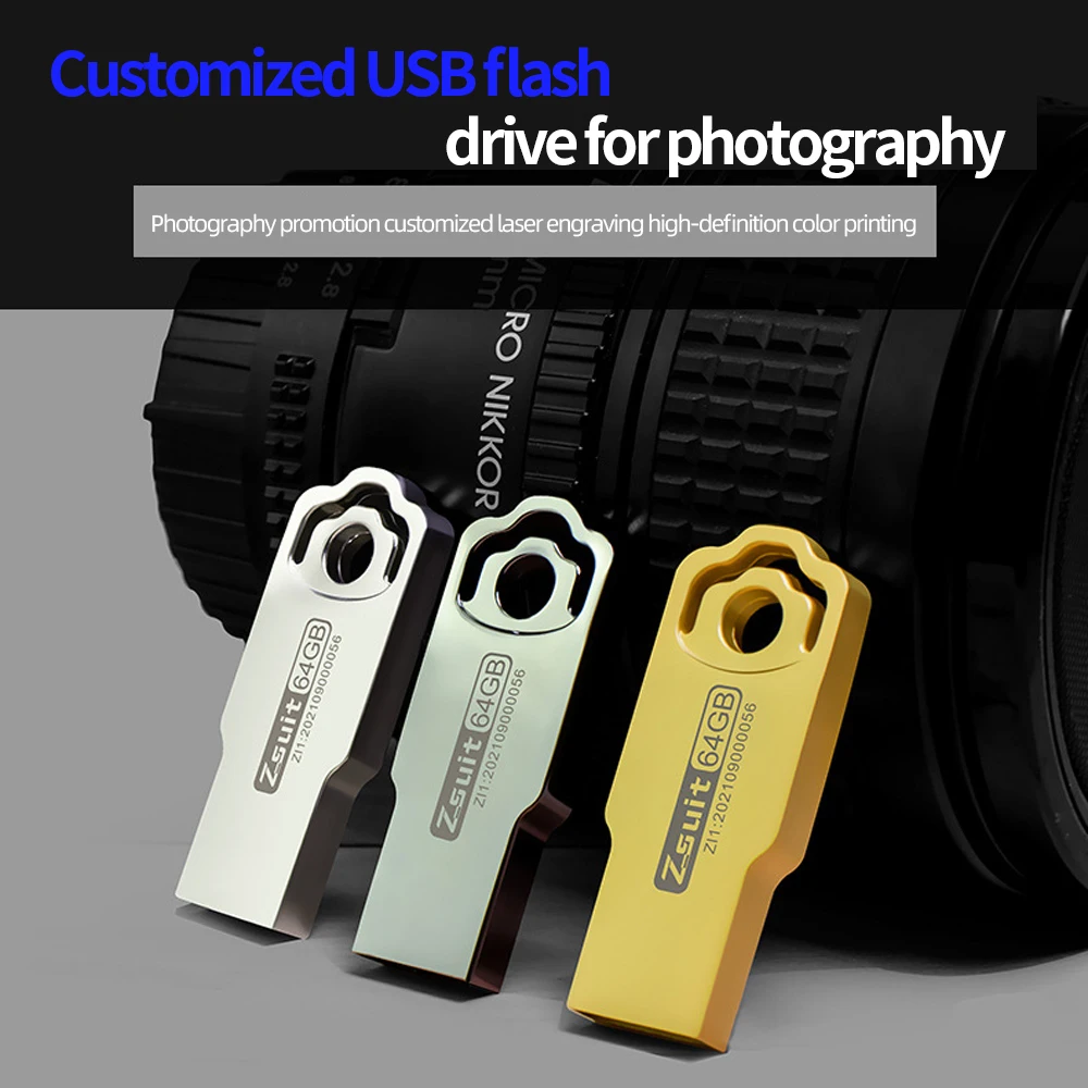 Металлический флэш-накопитель usb 64 гб/32 гб/128 гб - Фотография_5
