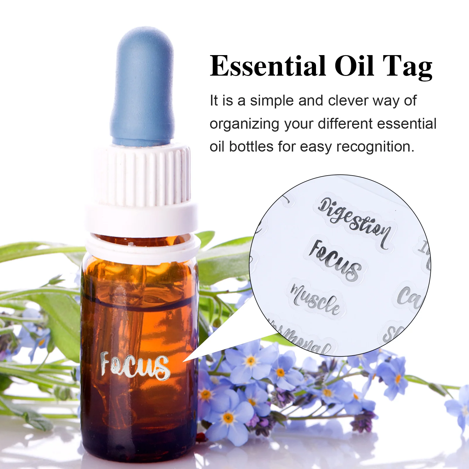 18 листов наклейки на флаконы с эфирным маслом - Фотография_5