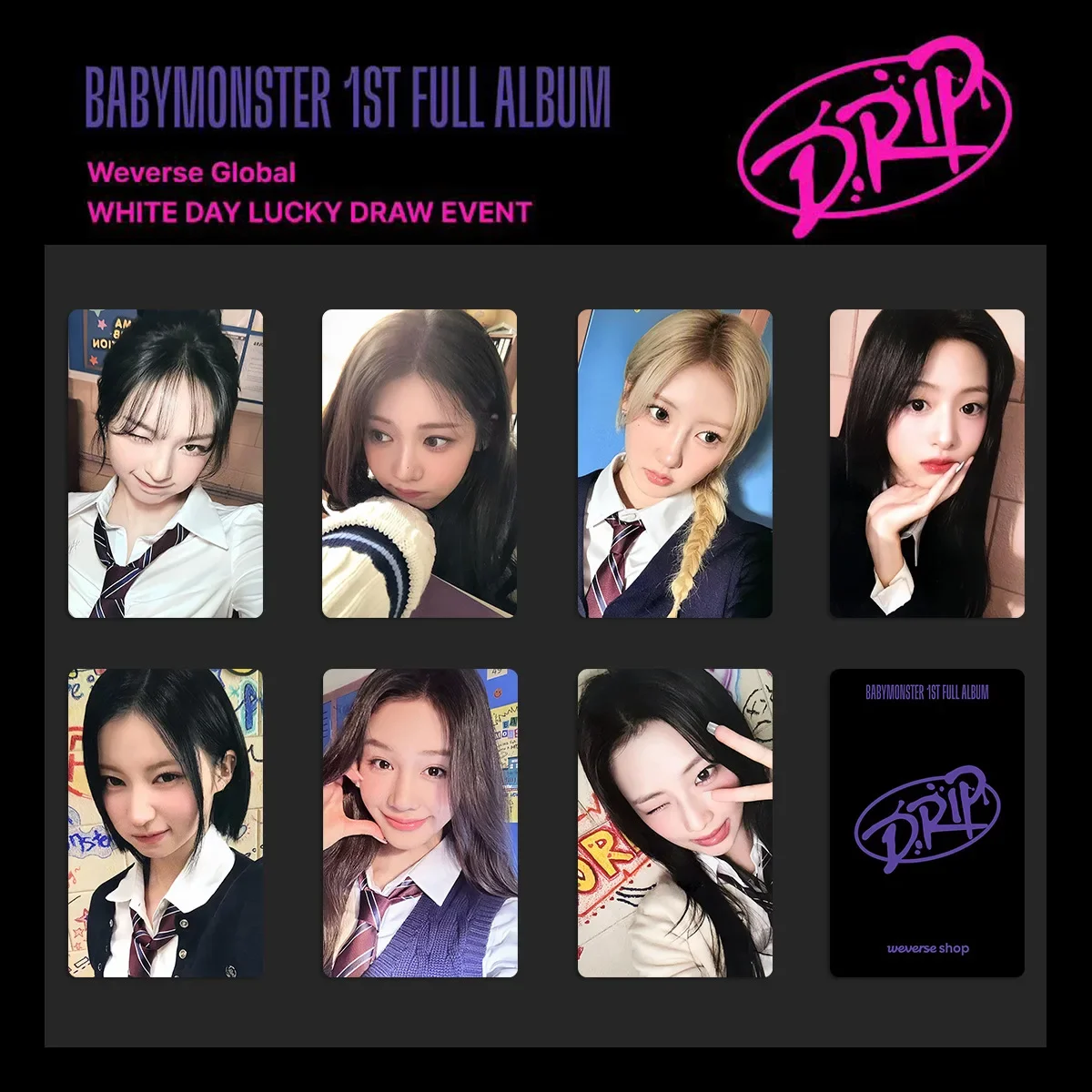 Kpop babymonster белая счастливая - Фотография_5