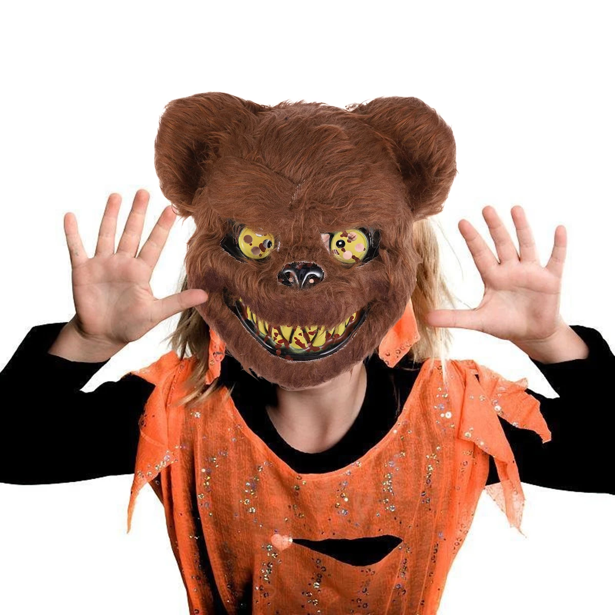 Маска на голову медведя на хэллоуин - Фотография_5