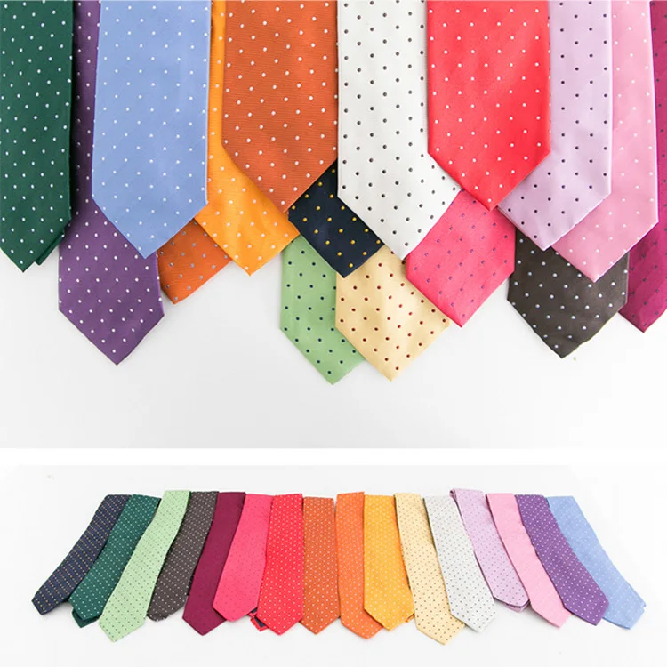 Модный мужской галстук в горошек - Фотография_2