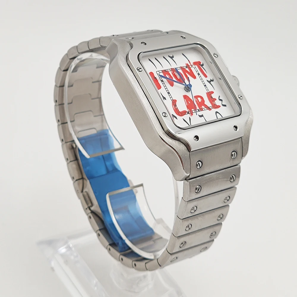 Nh35 квадратные часы time is money - Фотография_5