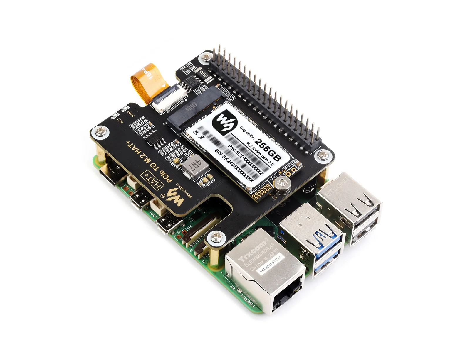 Waveshare sk m2 nvme 2242 128 гб - Фотография_5