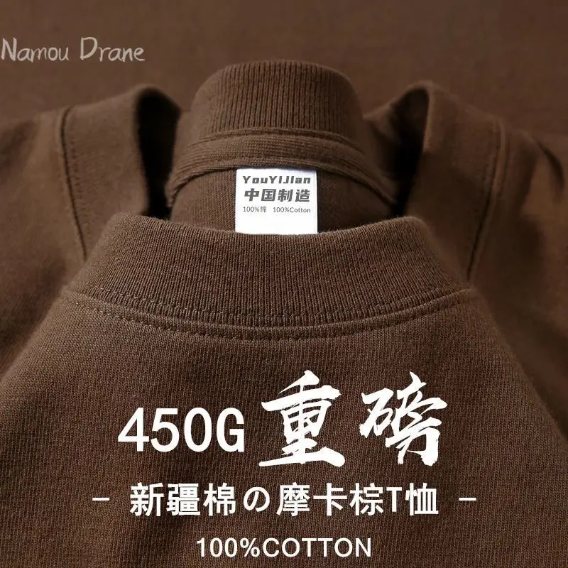 Американская футболка из плотного хлопка с короткими рукавами - Фотография_4