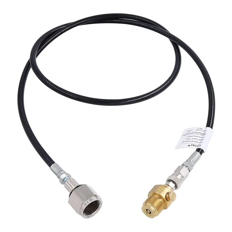 Черный шланг для газировки высокого давления