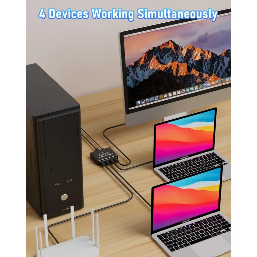 Разветвитель rj45 от 1 до 4/3/2 - Фотография_3