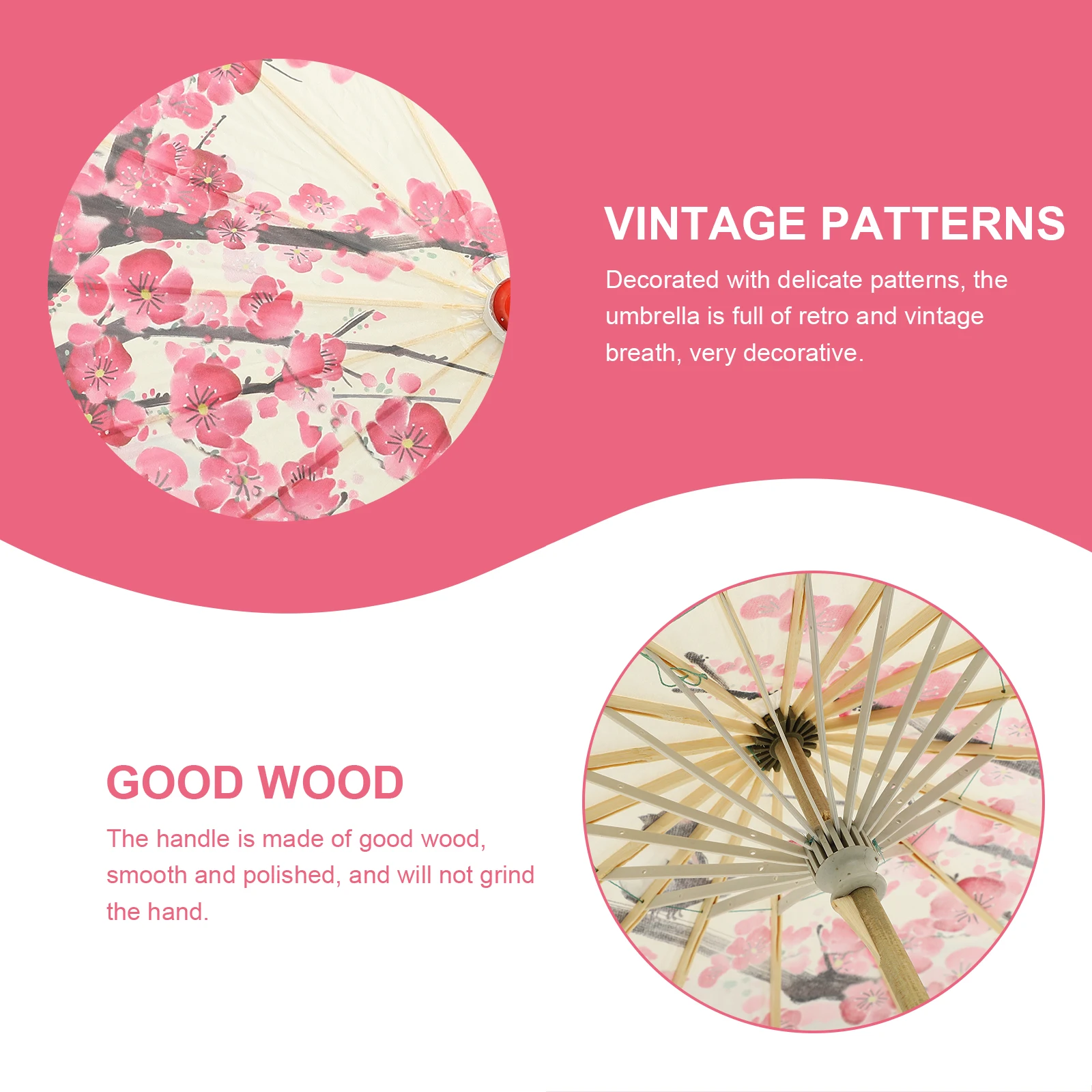 Ретро зонт из масляной бумаги - Фотография_4