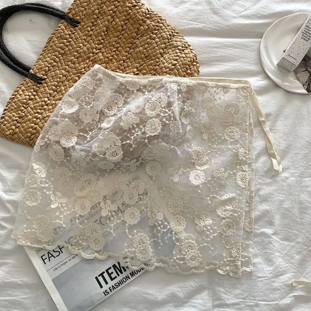 Универсальная милая кружевная полуюбка y2k - Фотография_3