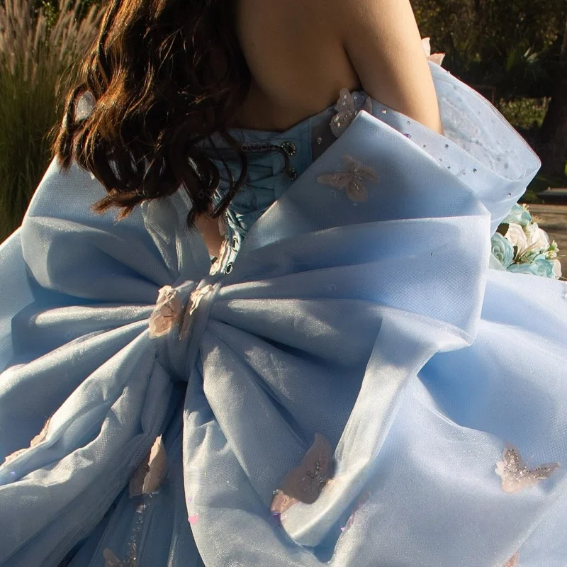 Блестящее платье quinceanera цвета - Фотография_4