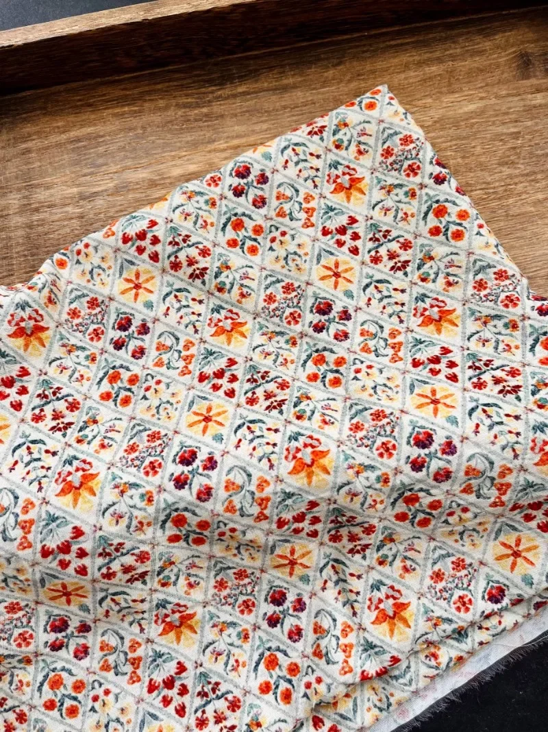 Мягкие потрясающие ретро-цветочные - Фотография_2