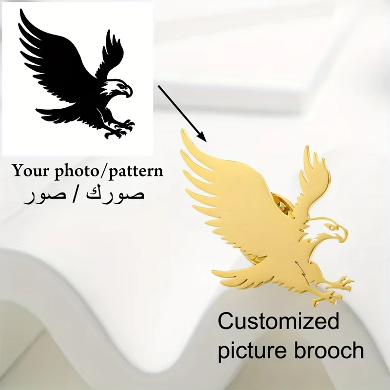 Брошь с логотипом на заказ