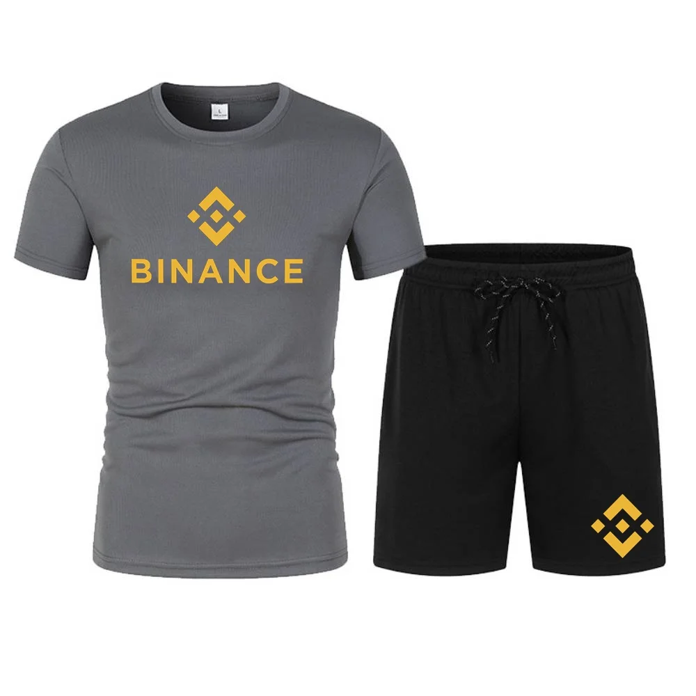 Binance криптомужские шорты для спортзала - Фотография_4