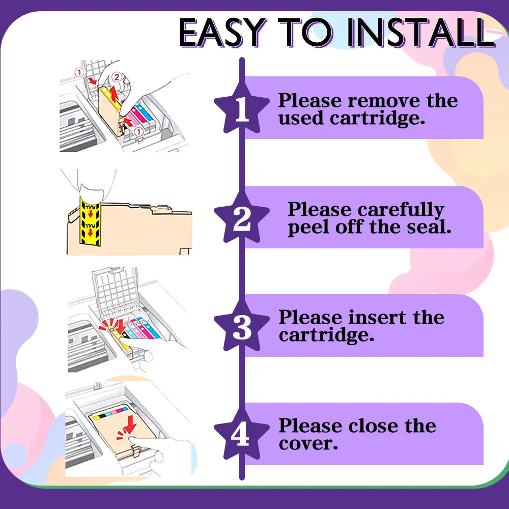 Чернильный картридж t604 с чипом для принтера epson t 604xl t 604 xl - Фотография_2