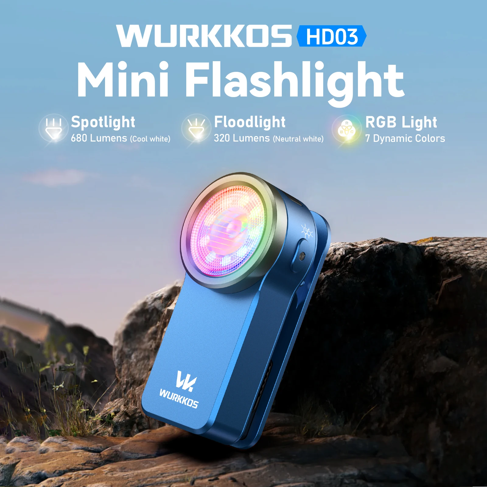 Wurkkos hd03 clip light 680lm usb - Фотография_3