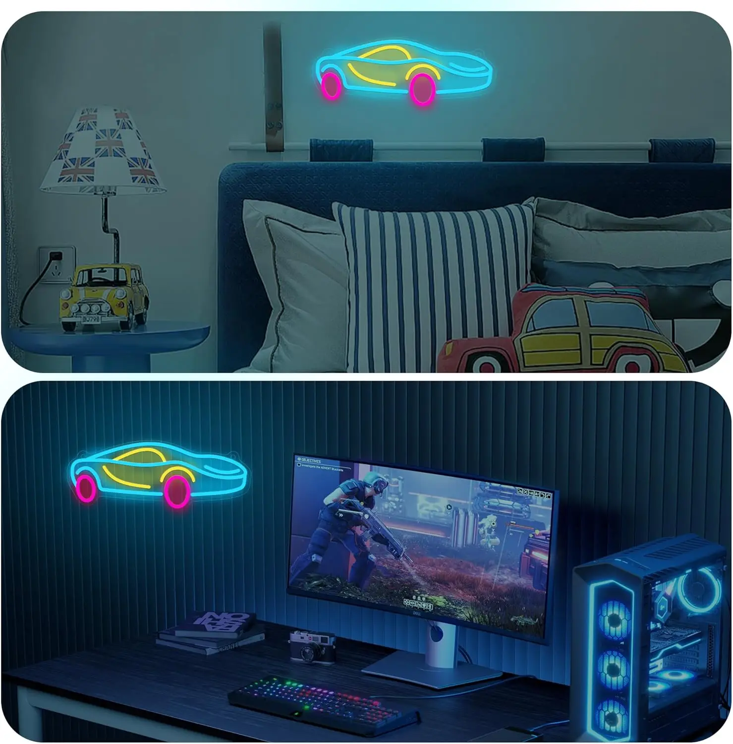 16,4x6,3 дюйма автомобильная неоновая - Фотография_3