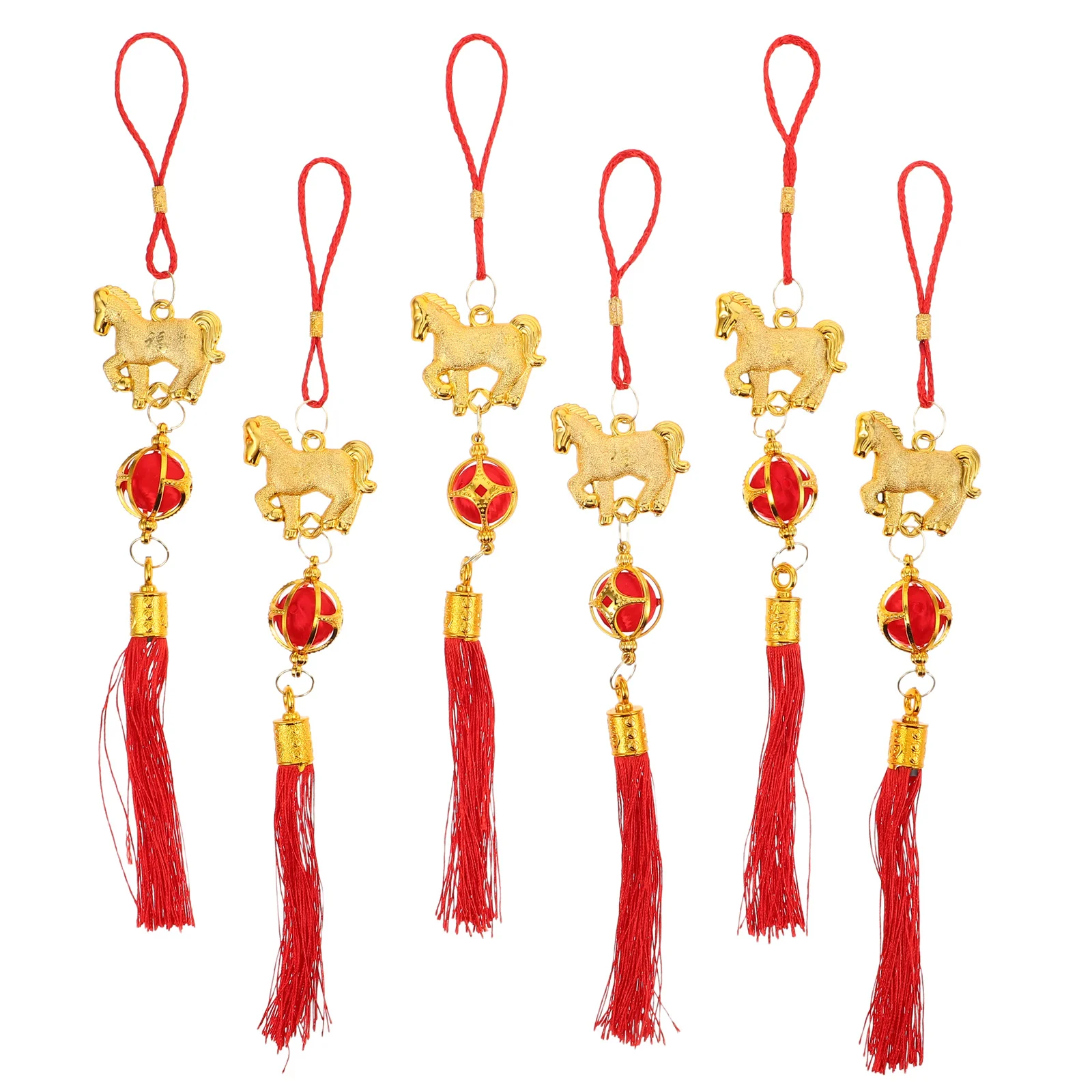 1 комплект, традиционный китайский новогодний подвесной кулон - Фотография_2