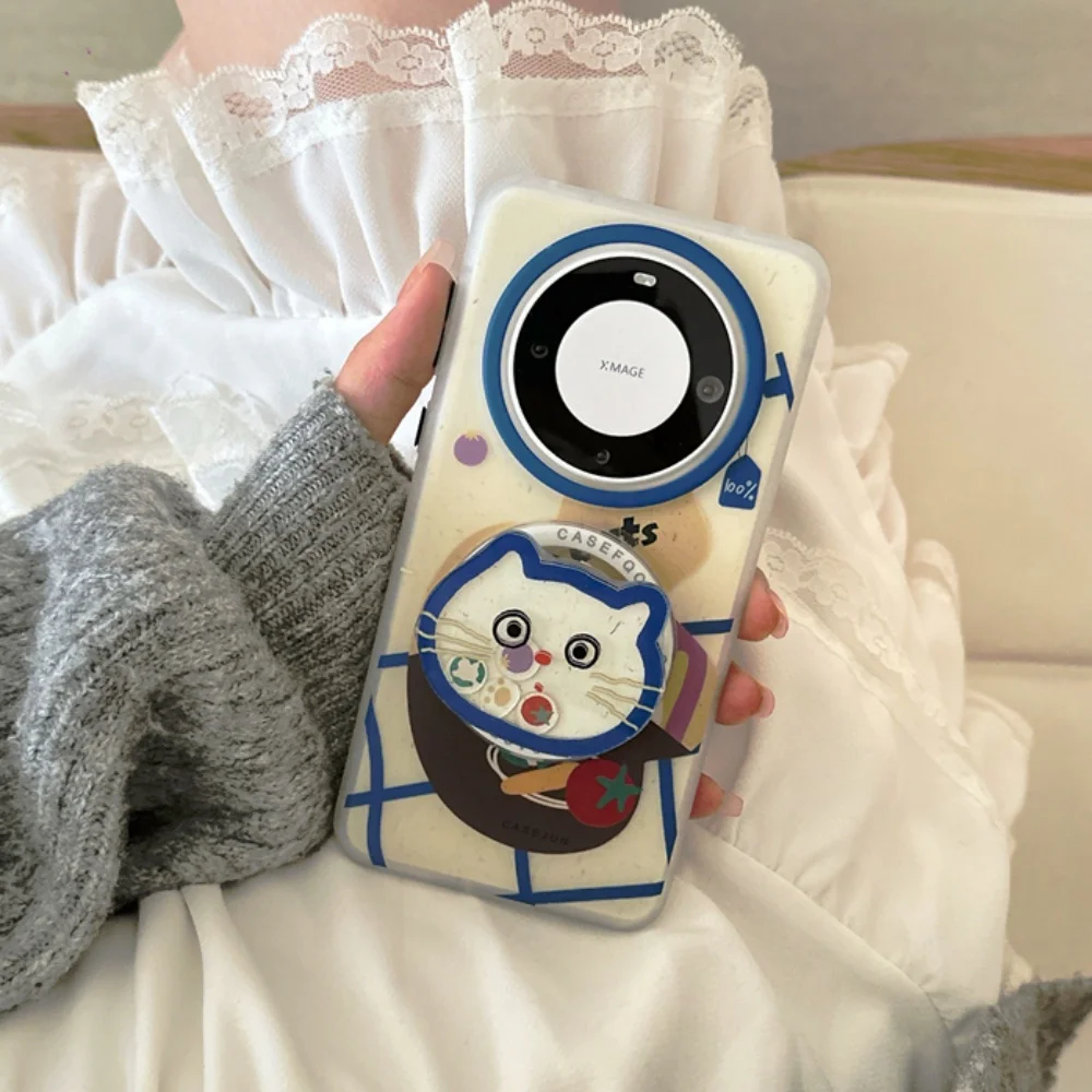 Корейский мультяшный забавный зыбучий песок kitty для magsafe griptok - Фотография_2