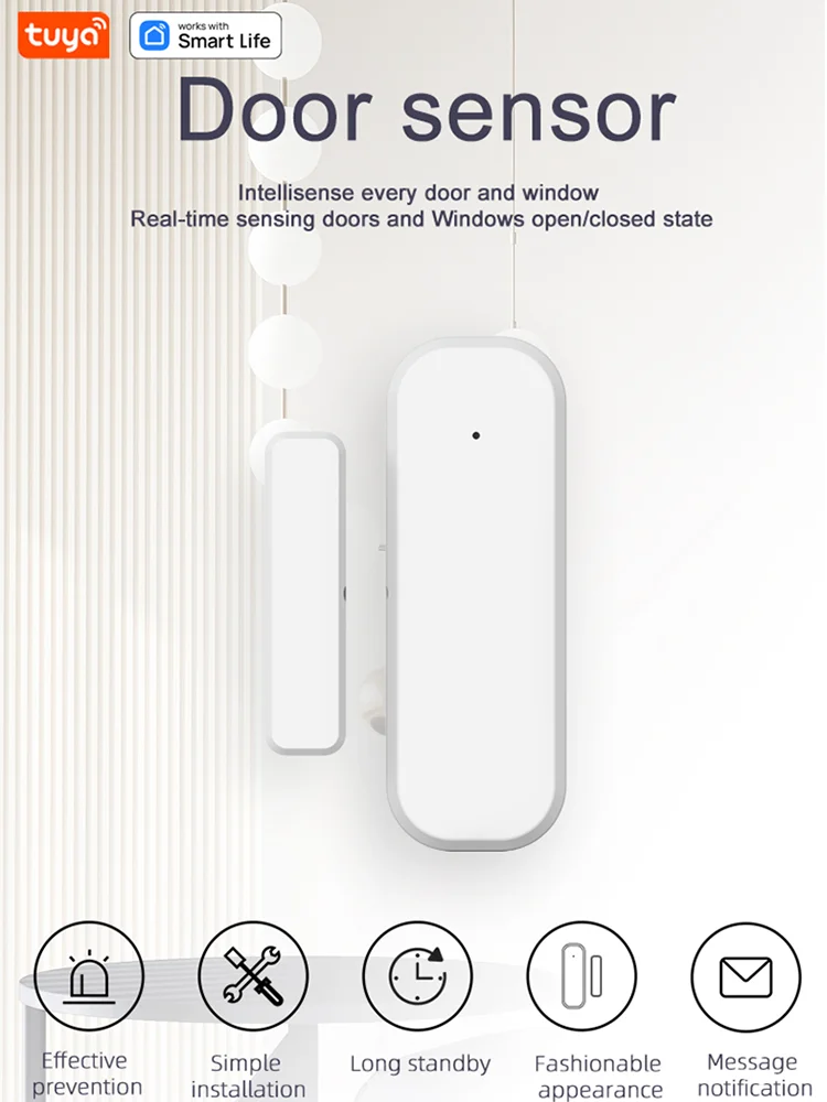 Датчик открытия и закрытия двери tuya zigbee