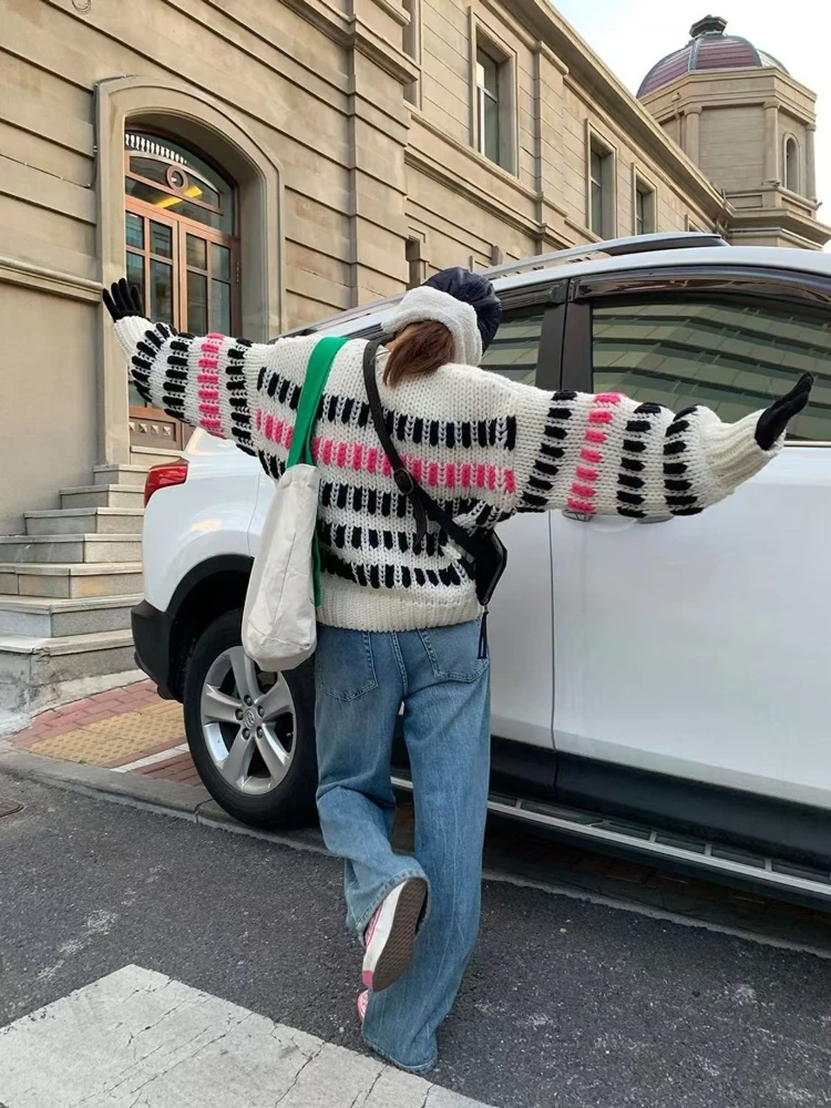 Женский разноцветный полосатый - Фотография_2