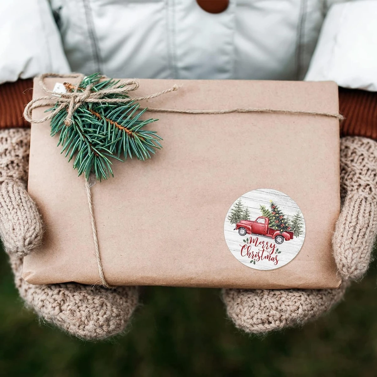 1 дюйм рождественские наклейки - Фотография_5