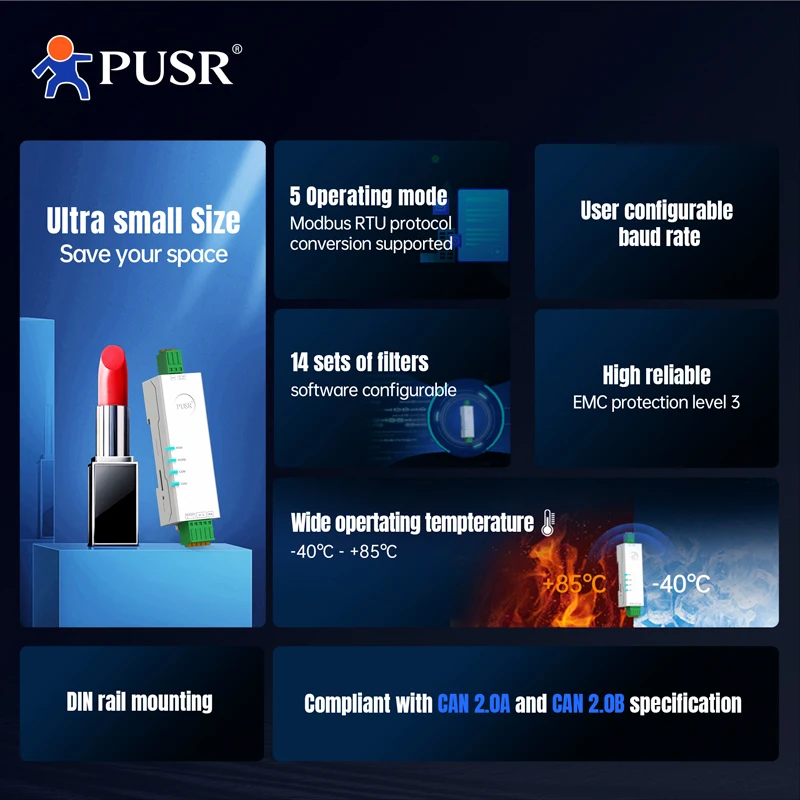 Pusr rs485 rs232 преобразователь - Фотография_5