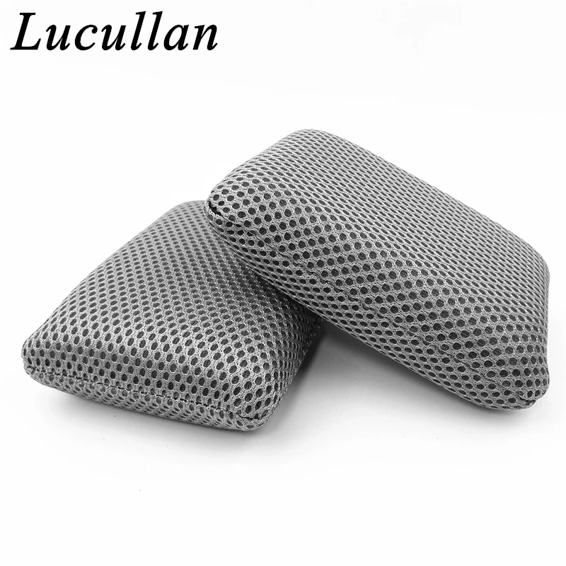 Lucullan 3-цветная губка из микрофибры для мойки автомобилей