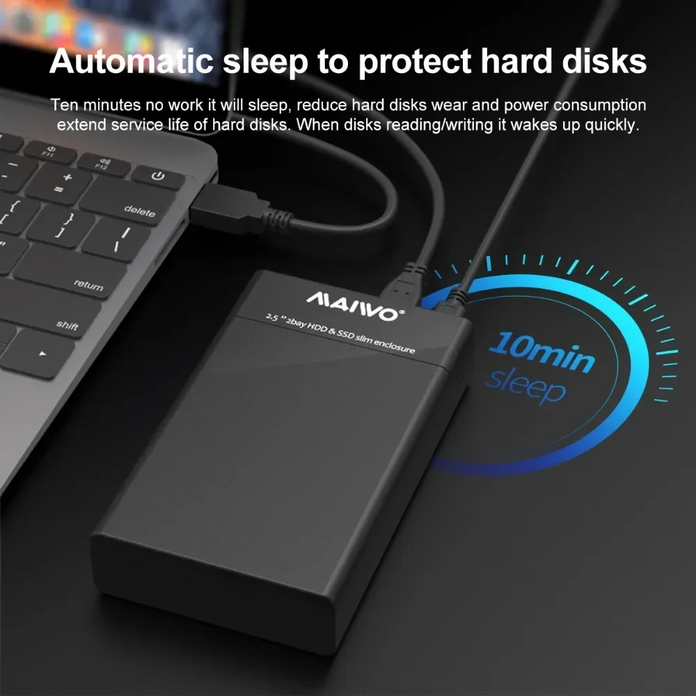 Maiwo 2,5 hdd ssd чехол sata к usb 3 - Фотография_4