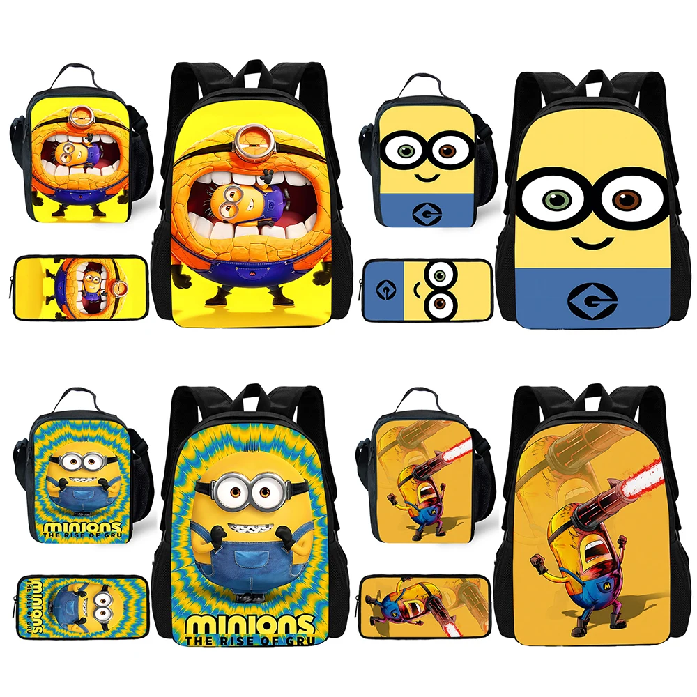 Детский школьный рюкзак с желтыми глазами для m-minionss