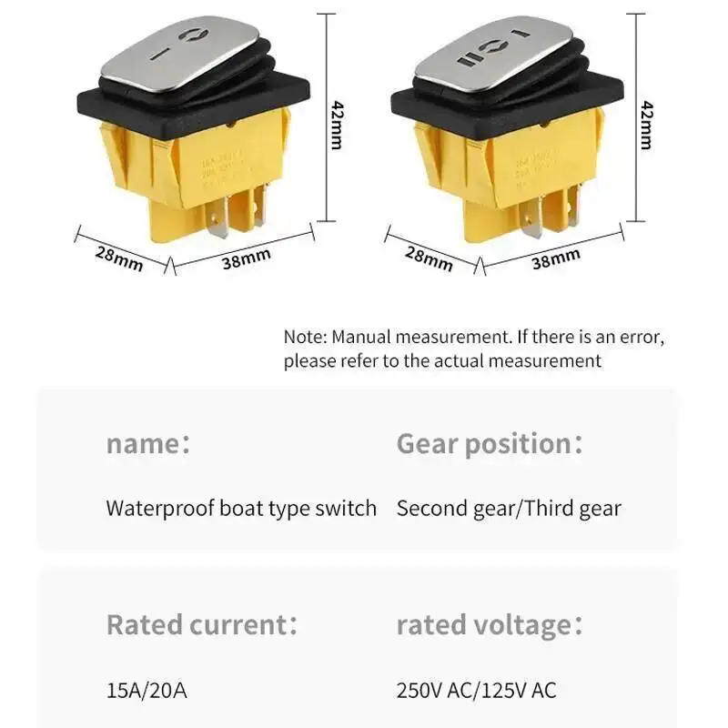 Водонепроницаемый кулисный переключатель мощности - Фотография_2
