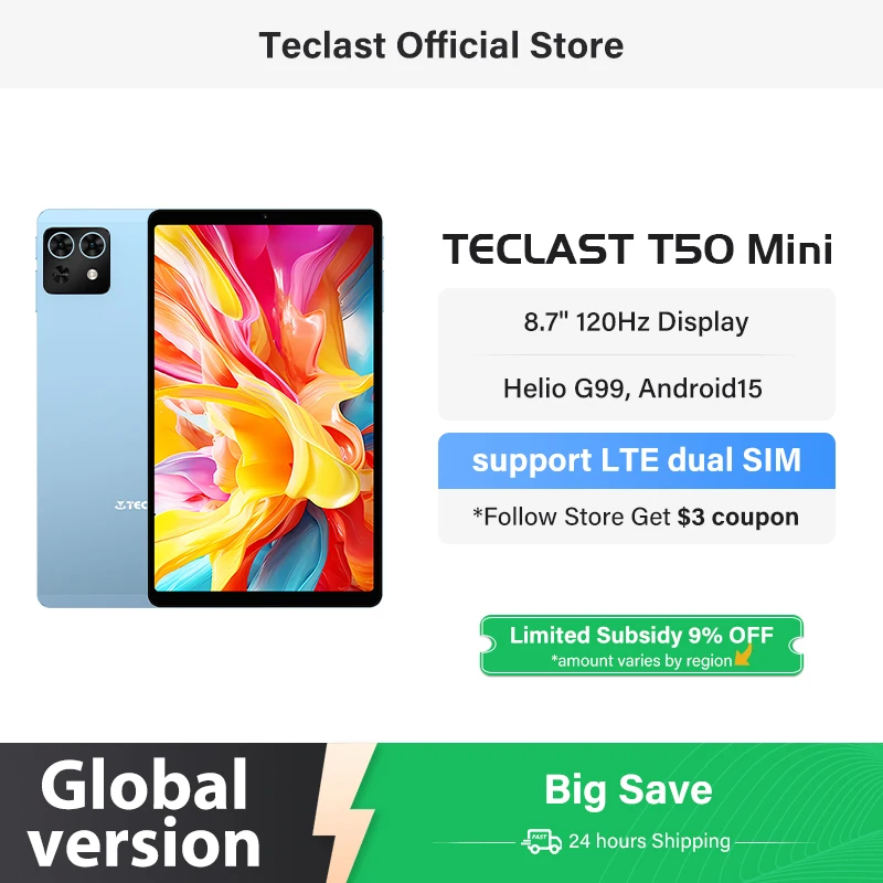 Мини-планшет teclast t50 8