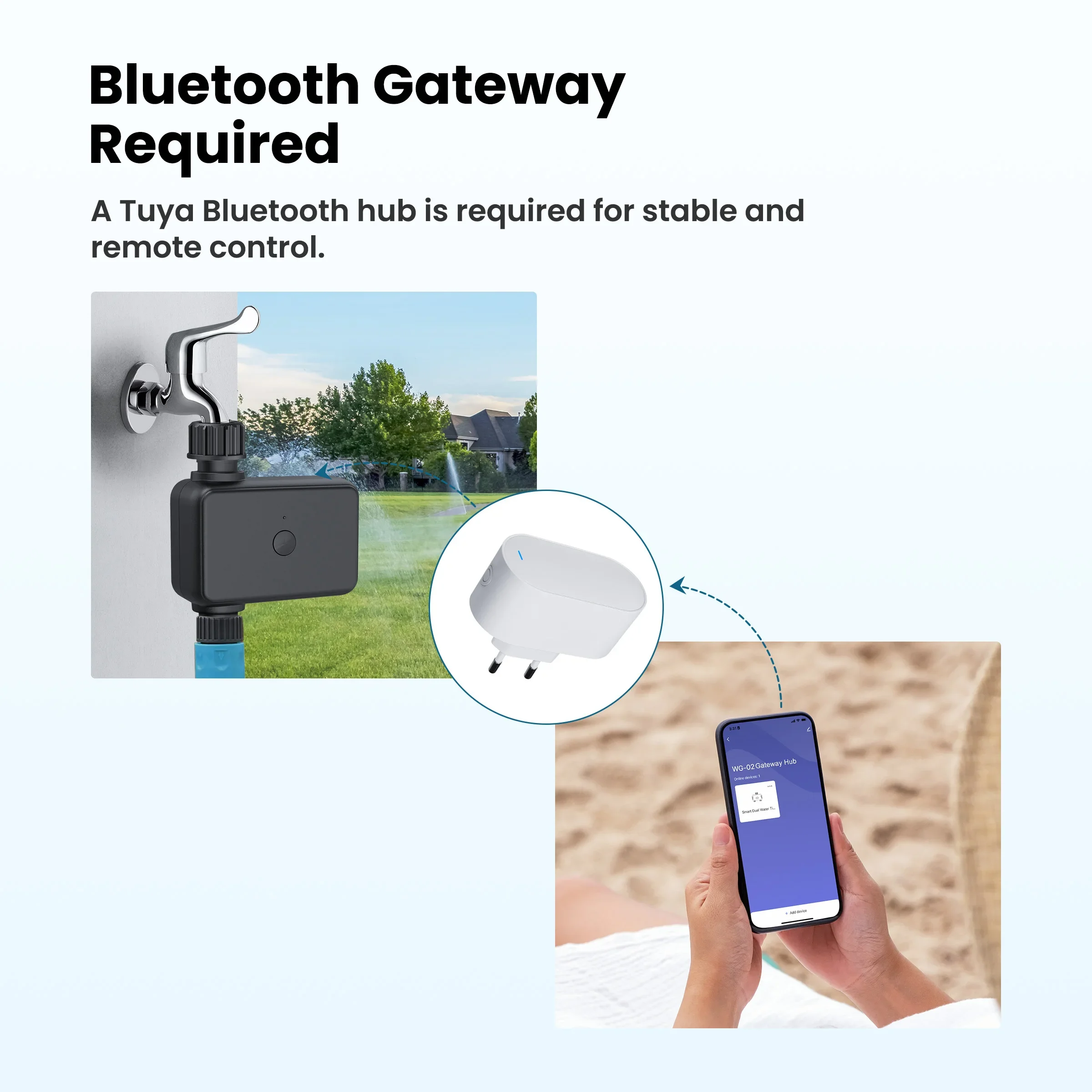 Girier tuya умный таймер воды bluetooth - Фотография_5