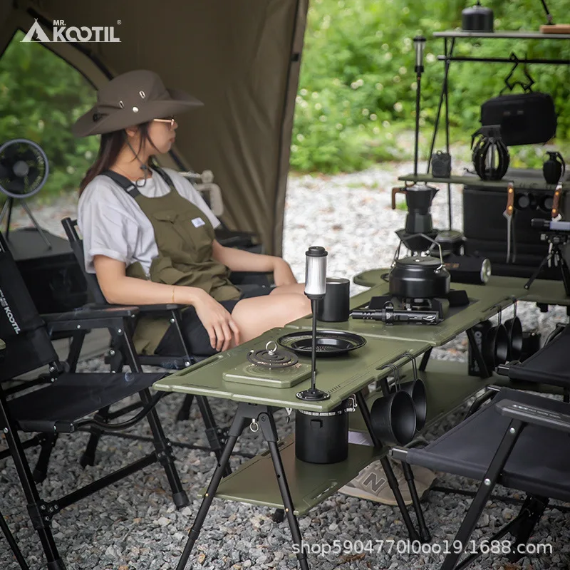 Mr.kootil igt уличная военная печь-стол для кемпинга