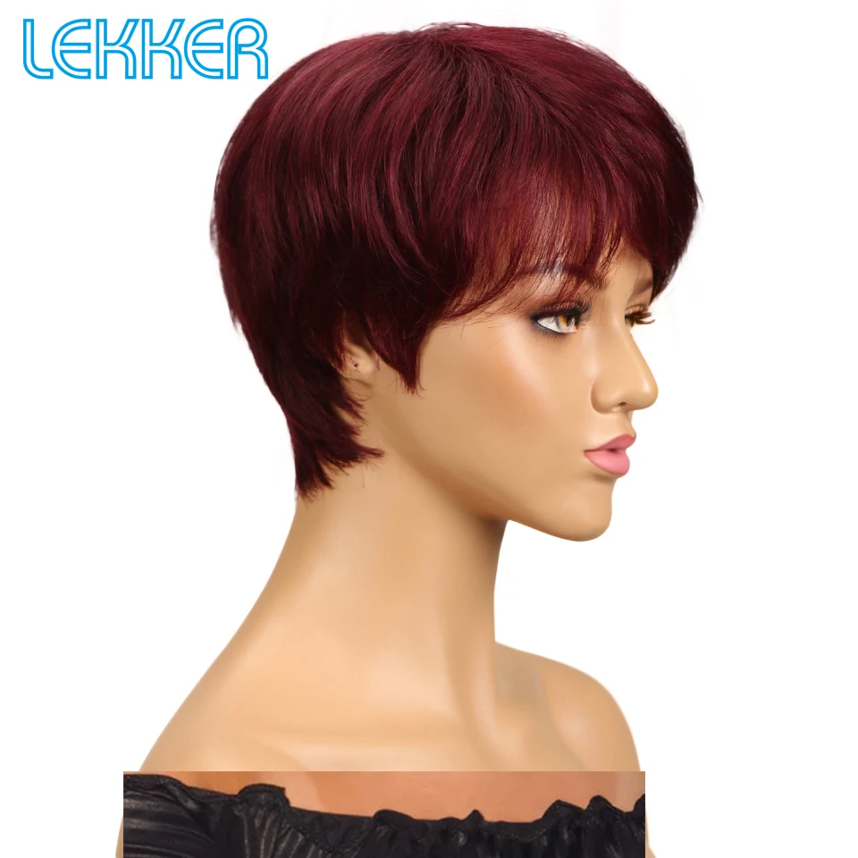 Lekker цветные короткие пикси стрижка - Фотография_3