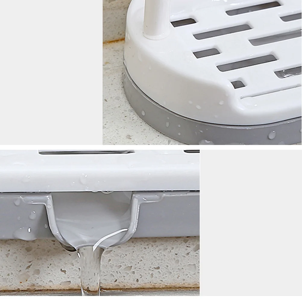 Кухонная пластиковая полка для хранения тряпок - Фотография_2