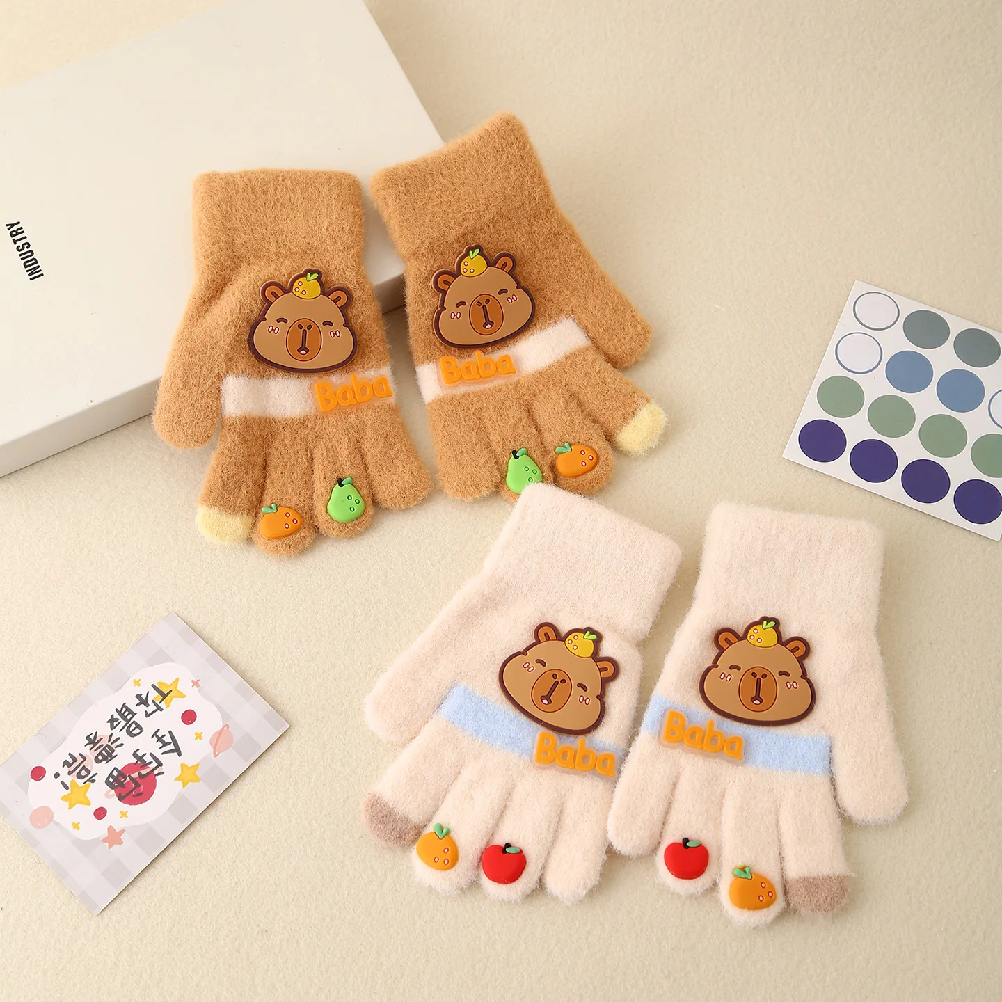 Перчатки капибары для детей от 8 до 15 лет - Фотография_3