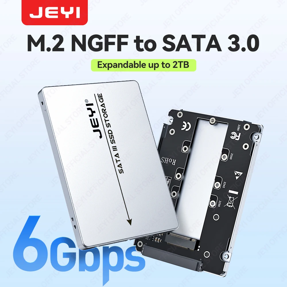 Корпус для жесткого диска jeyi m.2 ngff to sata 3.0