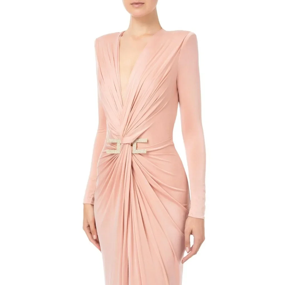 Женские вечерние платья с v-образным вырезом по индивидуальному заказу - Фотография_5