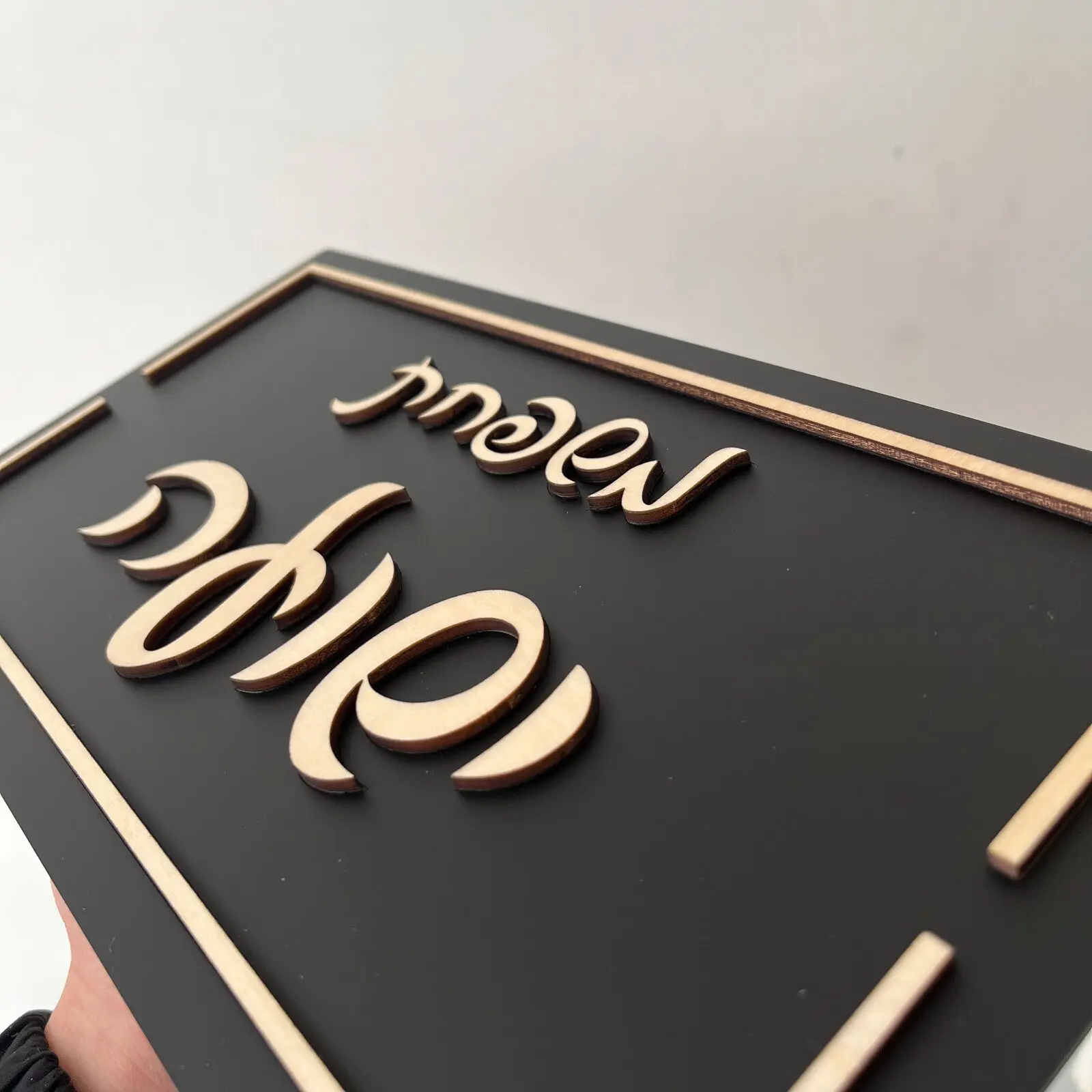 28 см 3d роскошный деревянный матовый - Фотография_5