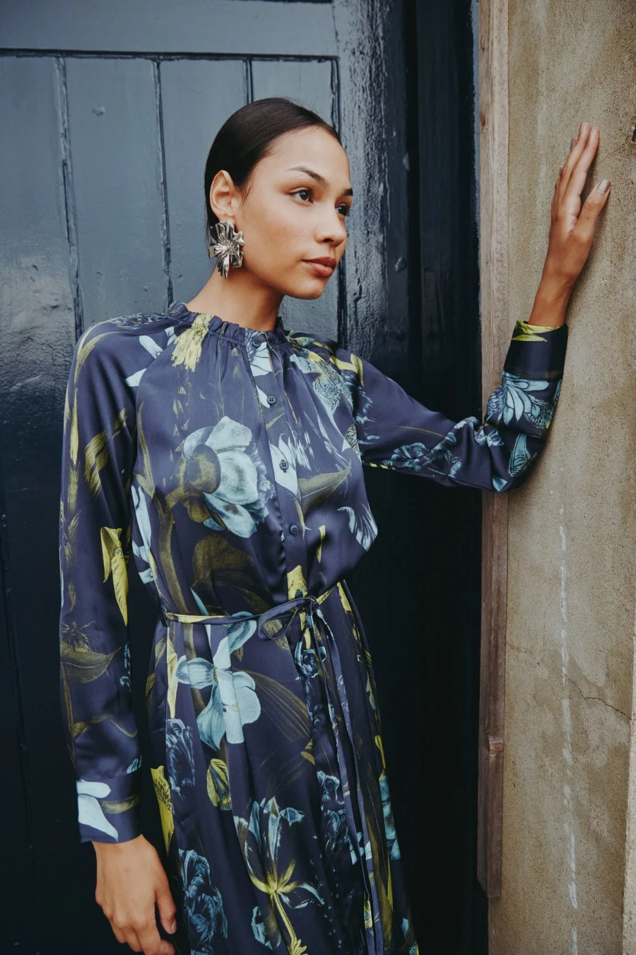 As aw25 атласное платье элегантная - Фотография_3