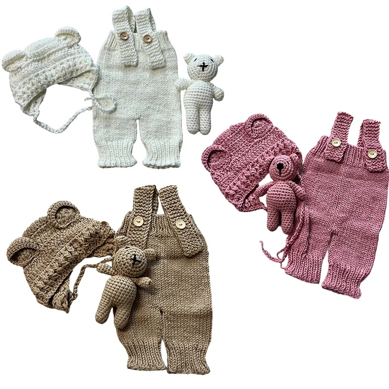 Newborn photography clothing hand-woven