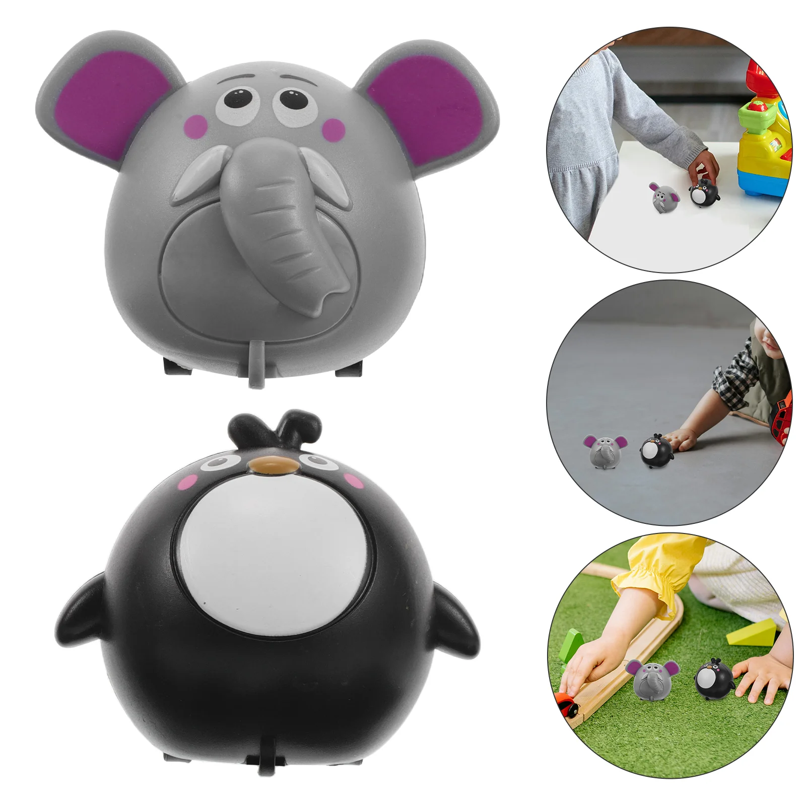 Маленькие игрушечные машинки с откатным механизмом