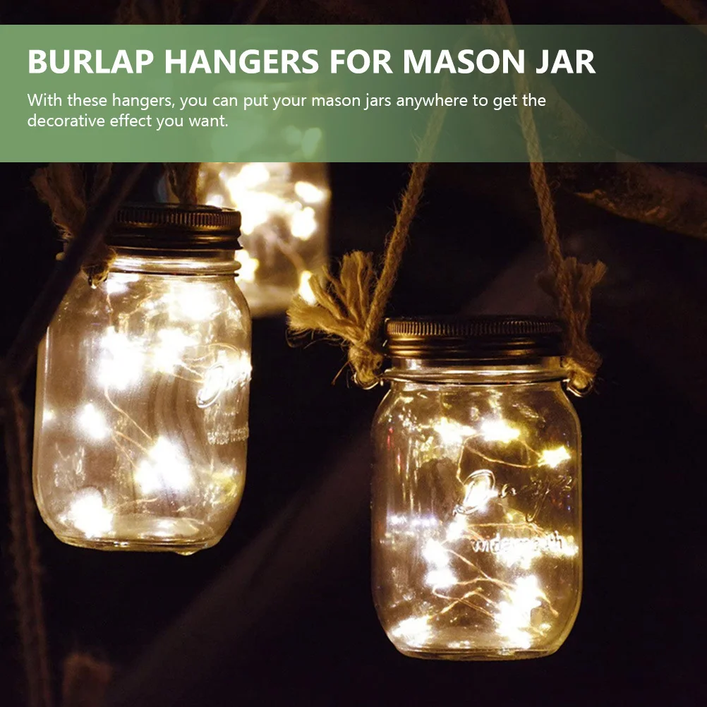 Винтажные вешалки из мешковины - Фотография_2