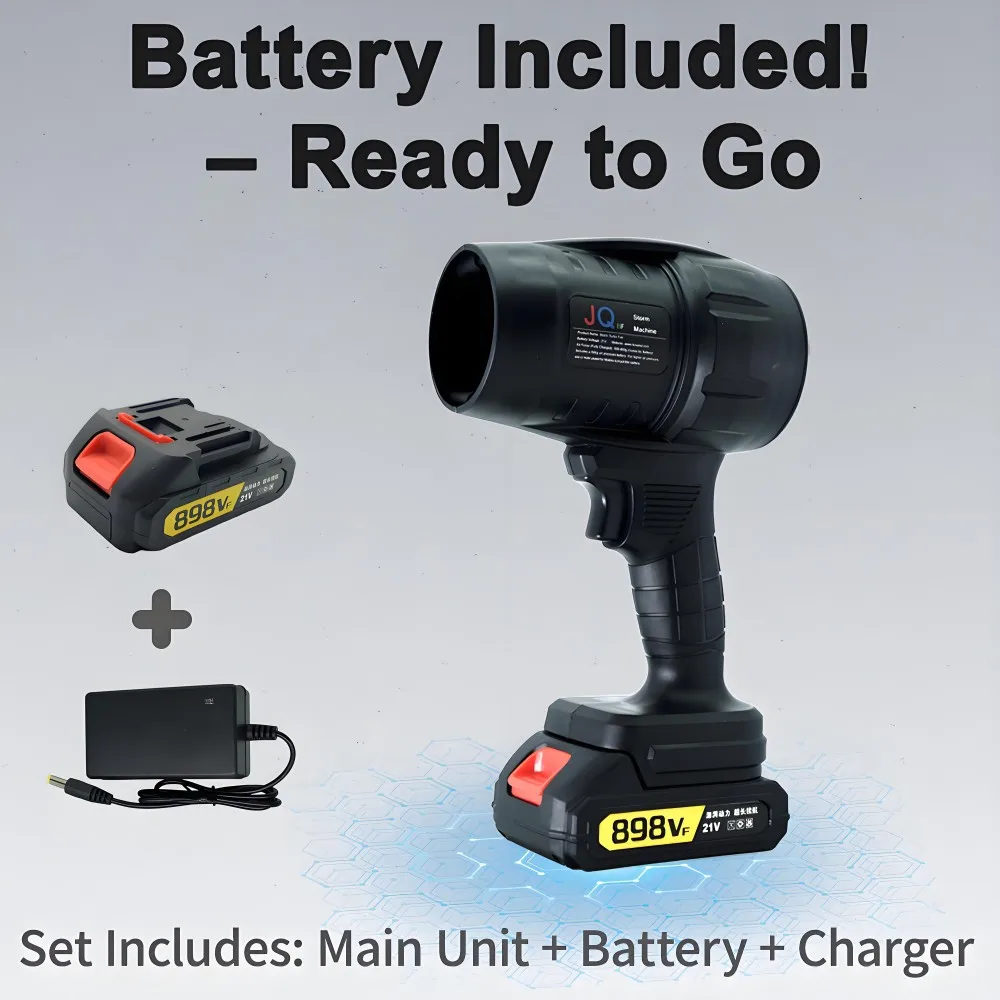 Мощный турбовентилятор с тягой 550 г для очистки опавших листьев