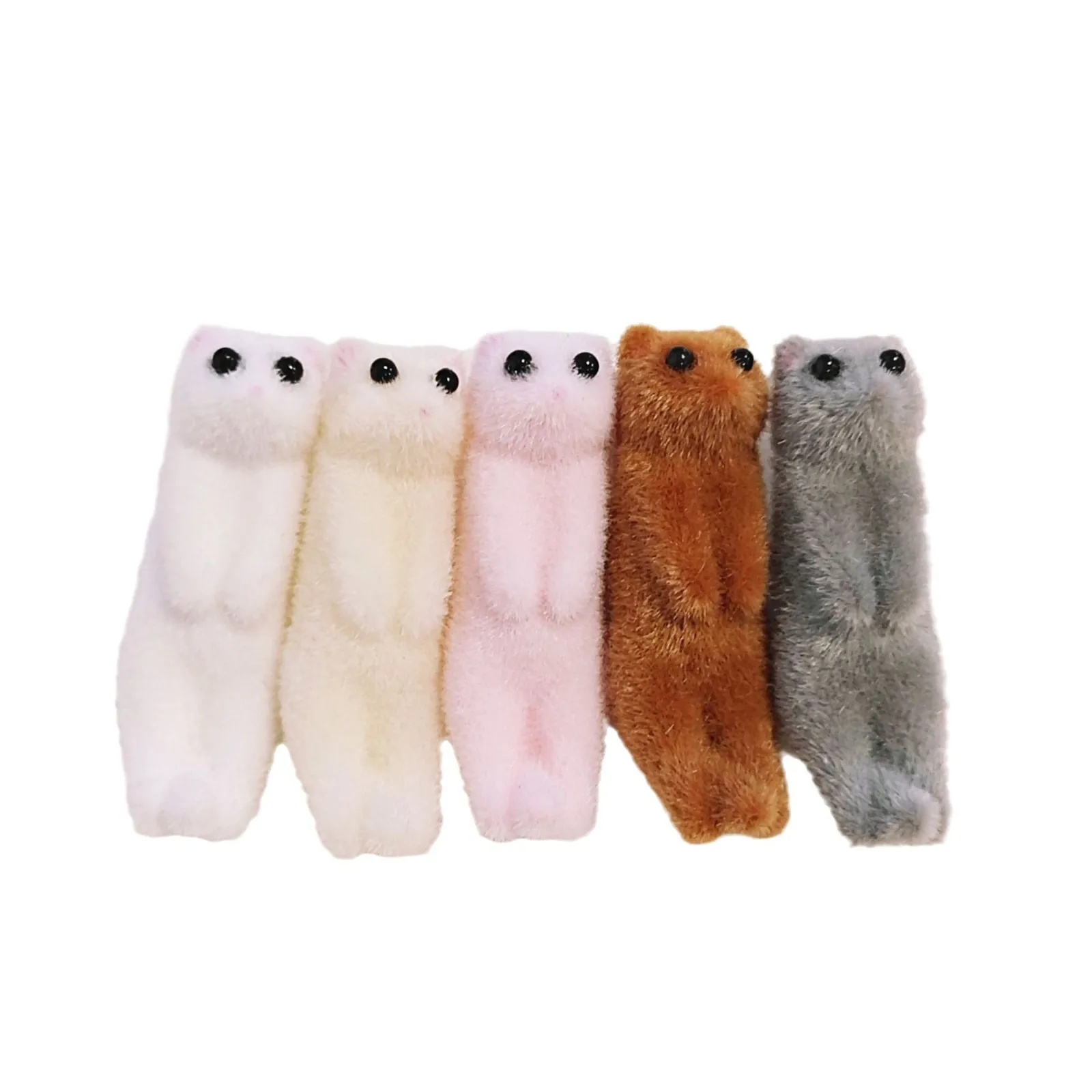 3d флокированные смоляные подвески в виде кошек - Фотография_5