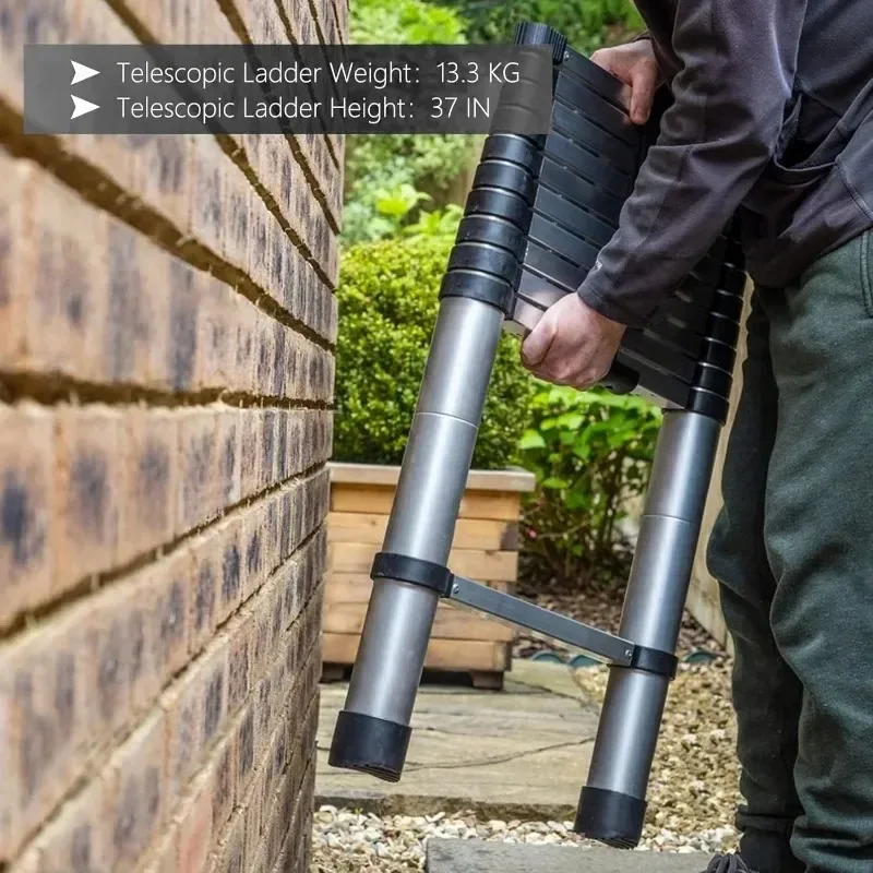 Алюминиевая телескопическая лестница 14 - Фотография_5