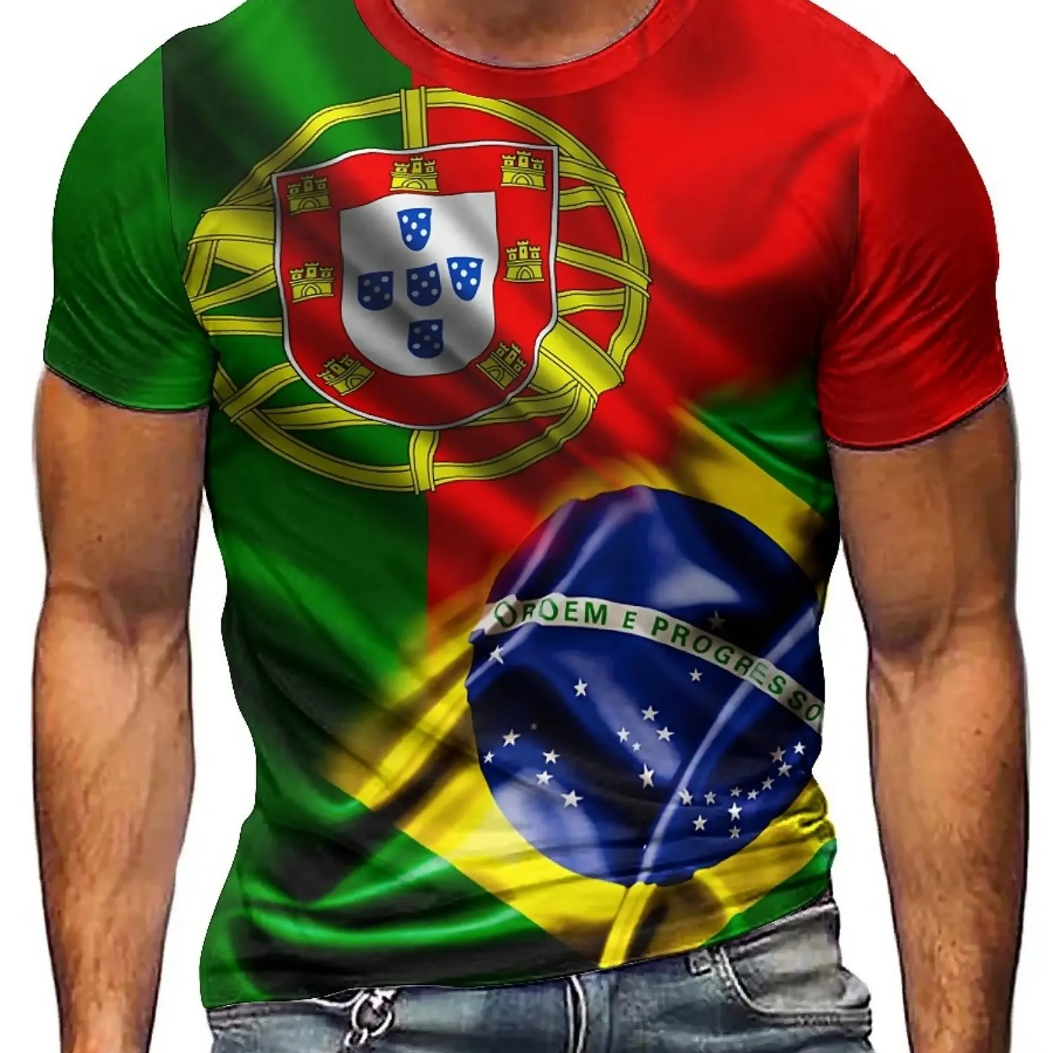 Мужская и женская футболка цвета - Фотография_6